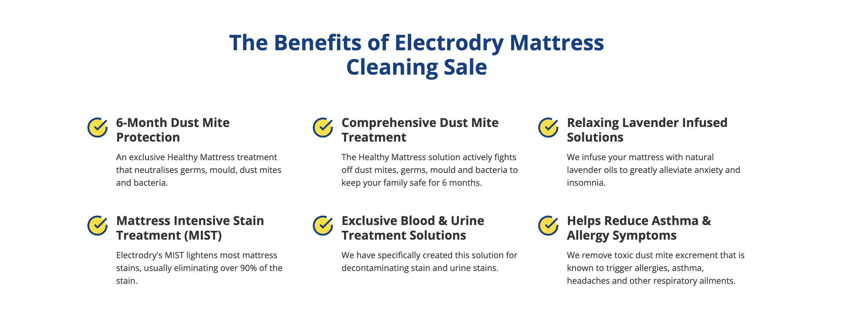 Mattress Cleaning Benefits